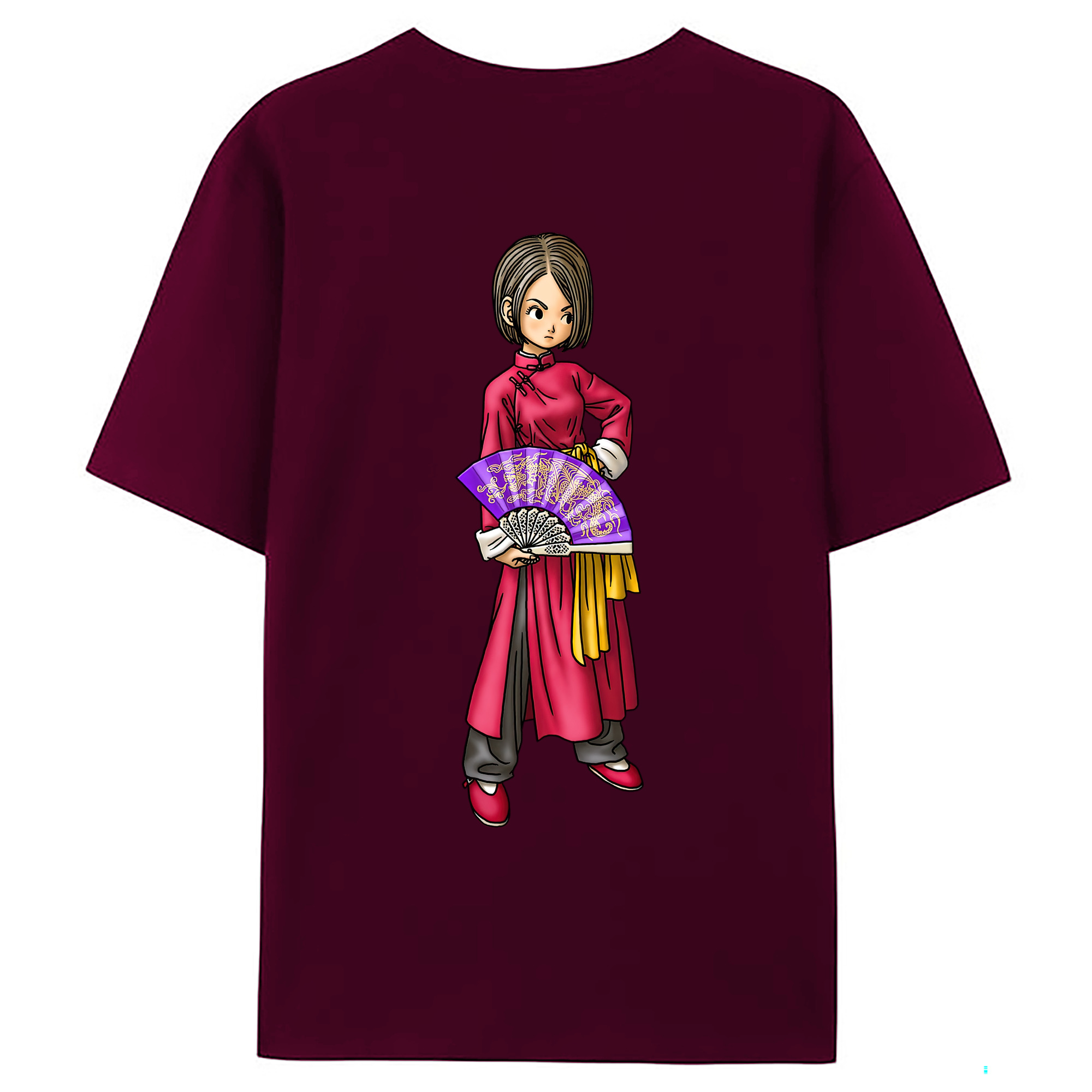 （画像用） ドラゴンクエスト Doragon Kuesuto Dragon Quest レディース半袖Tシャツ(バックプリント)